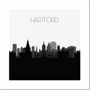 Hartford Skyline Posters and Art